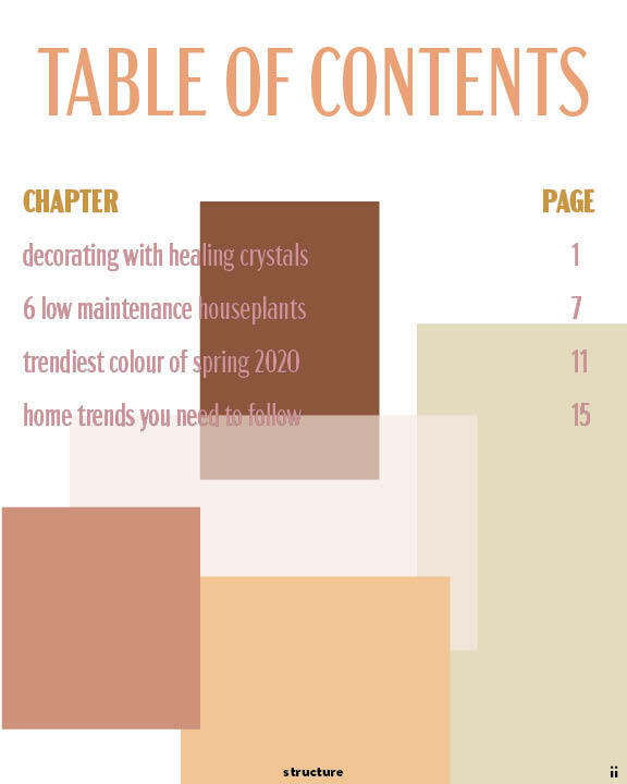 Structure Magazine - Table of Content