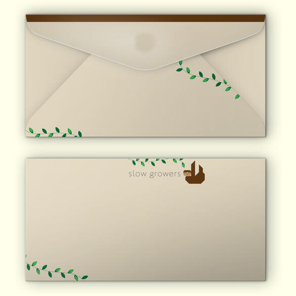 Slow Growers - Envelope Mockup